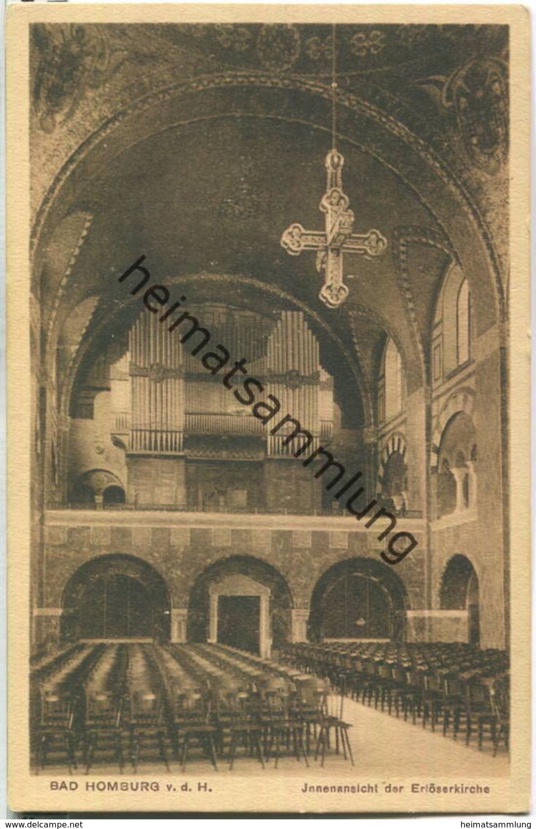 Bad Homburg Vor Der Höhe - Erlöserkirche - Orgel - Verlag Wilh. Gerling Darmstadt - Bad Homburg