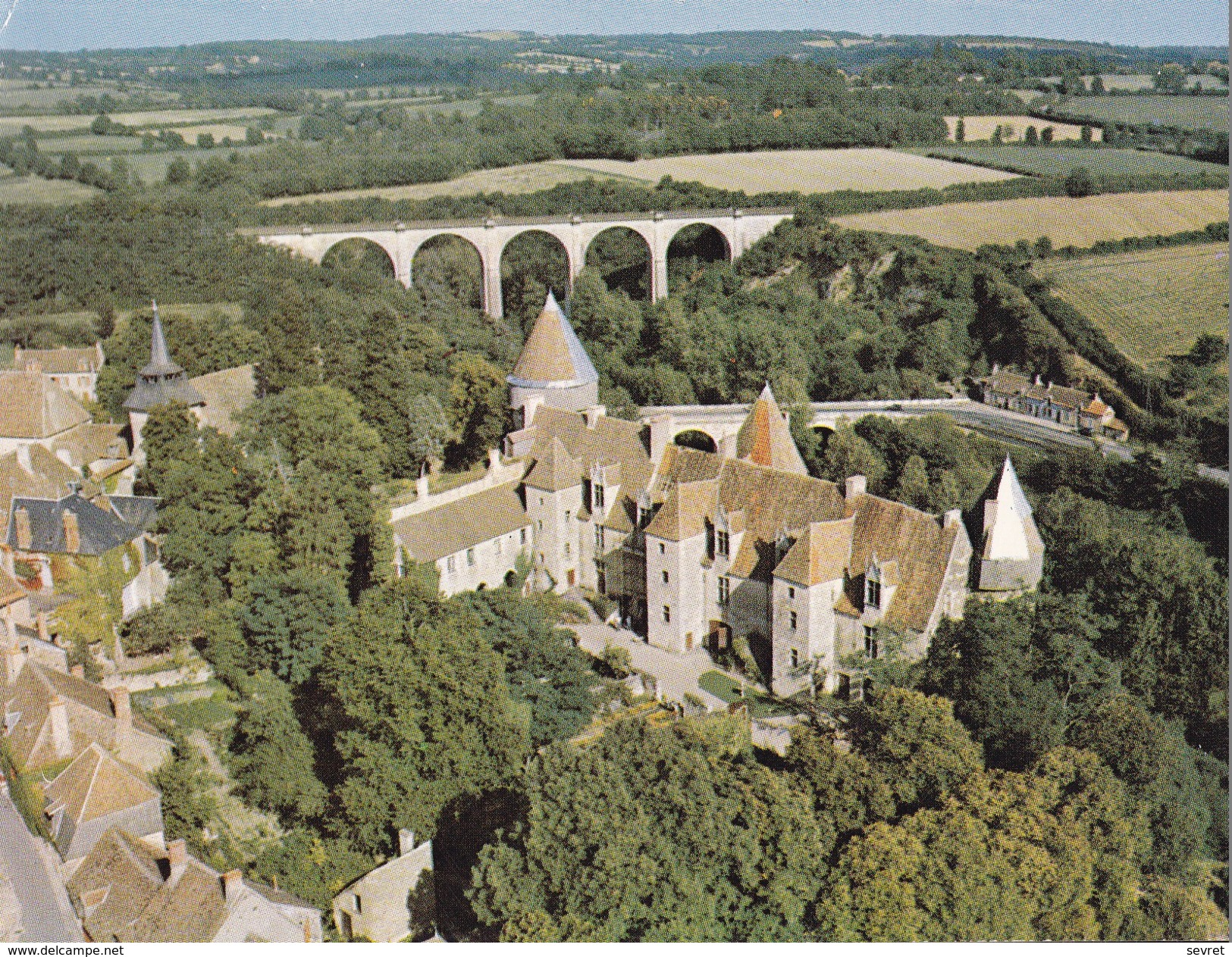 CULAN - Le Chateau . Pont Route De Montluçon. Le Viaduc - Culan