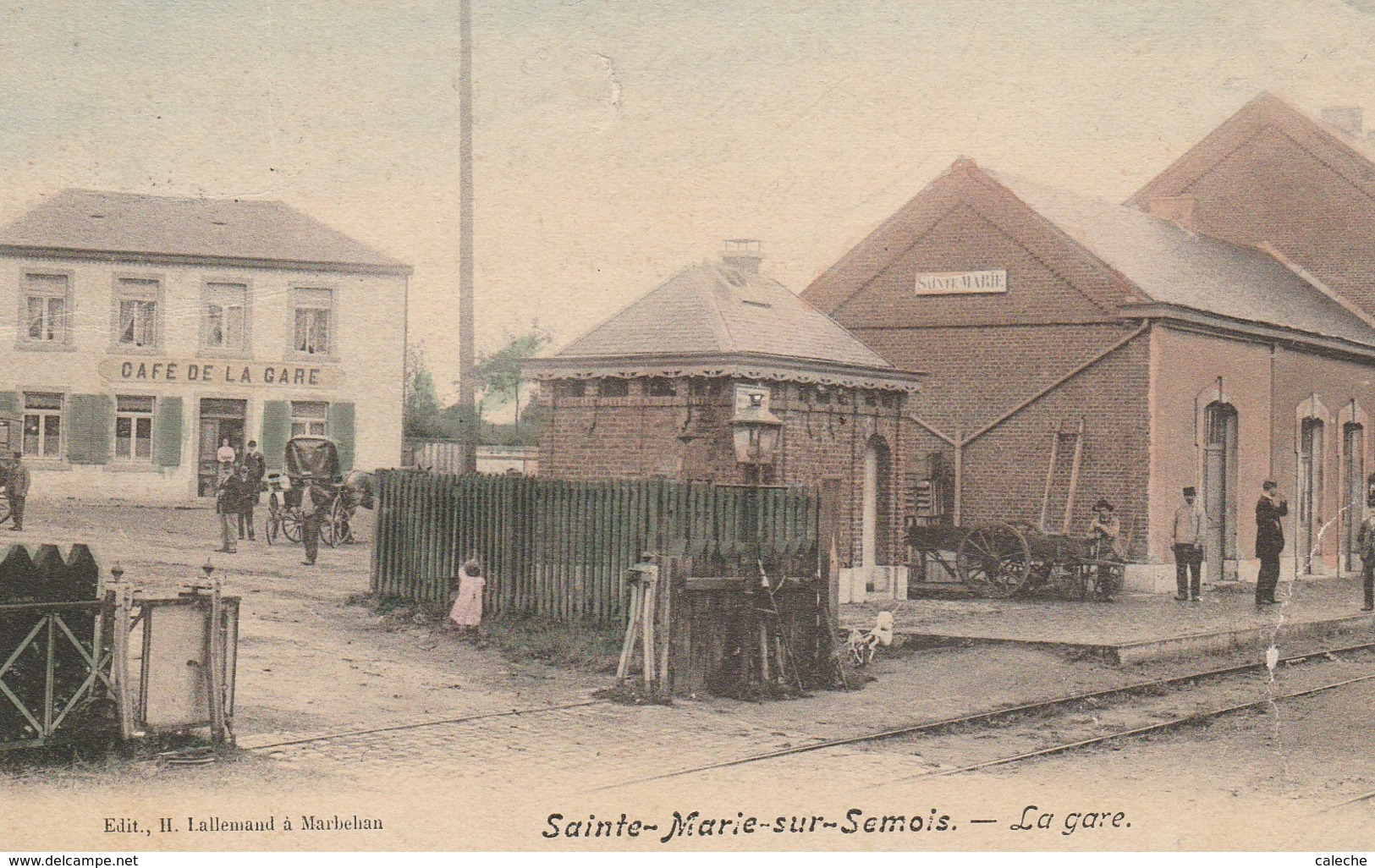 Gare De Sainte-Marie Sur Bonne CP Mais  Déchirure à Droite !!!!!!! - Etalle