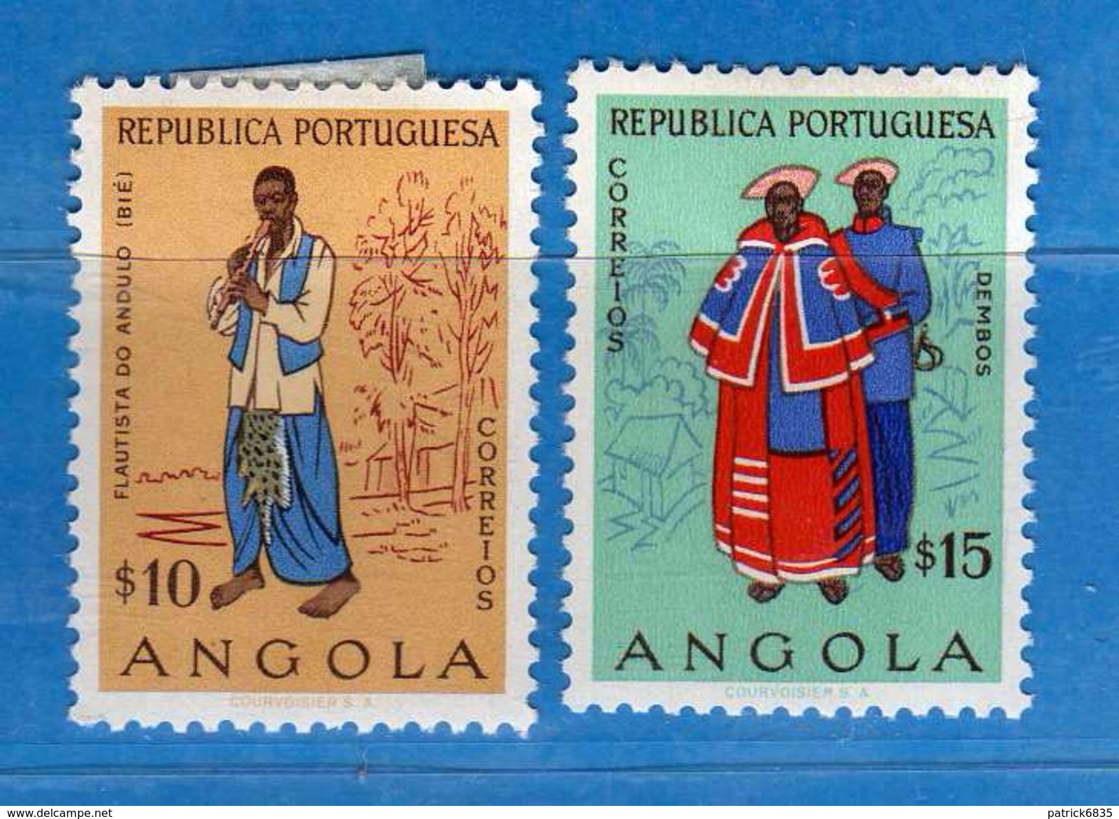 Ref. (Mn.1 ) ANGOLA - * 1957 - , Yvert  390-91. MH. Vedi Descrizione - Angola