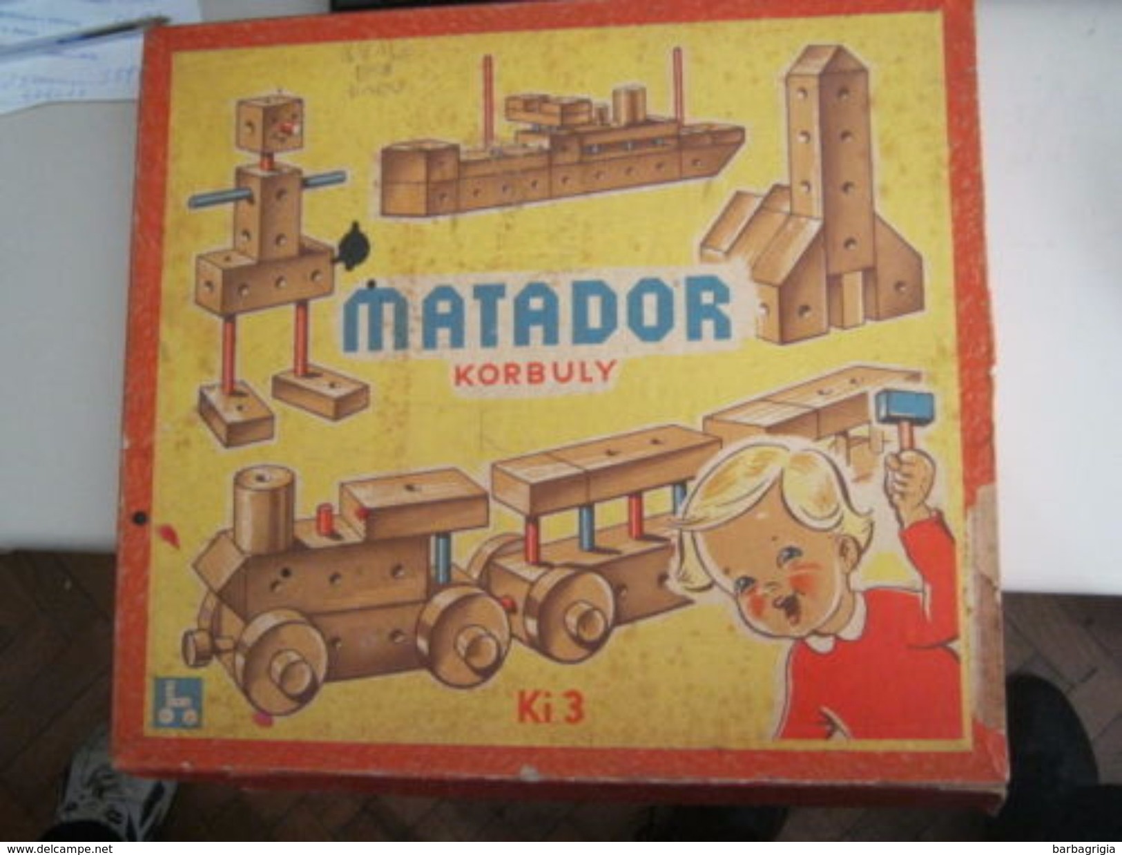 SCATOLA "MATADOR KORBULY" DI COSTRUZIONI DI LEGNO - Other & Unclassified