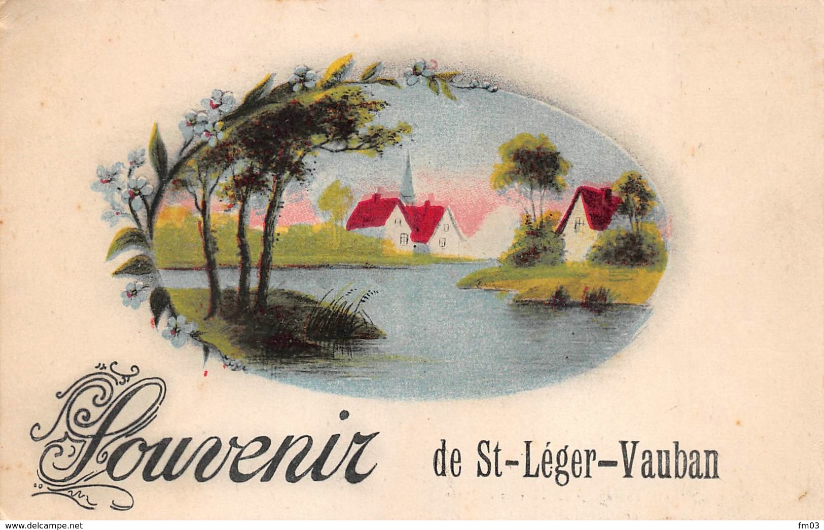 Saint Léger Vauban Souvenir Canton Quarré - Autres & Non Classés