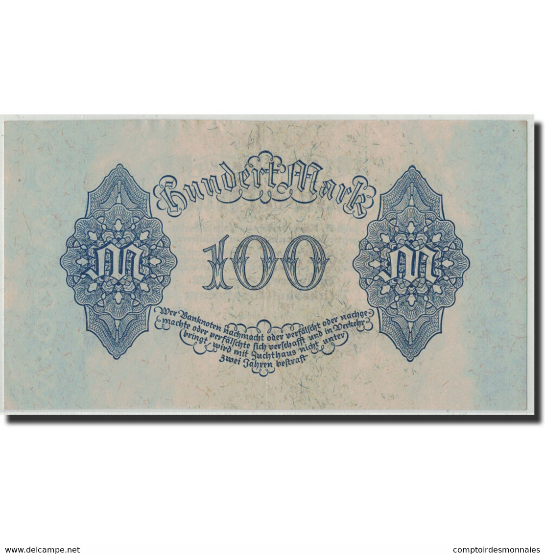 Billet, Allemagne, 100 Mark, 1922, 1922-08-04, KM:75, TTB+ - 100 Mark