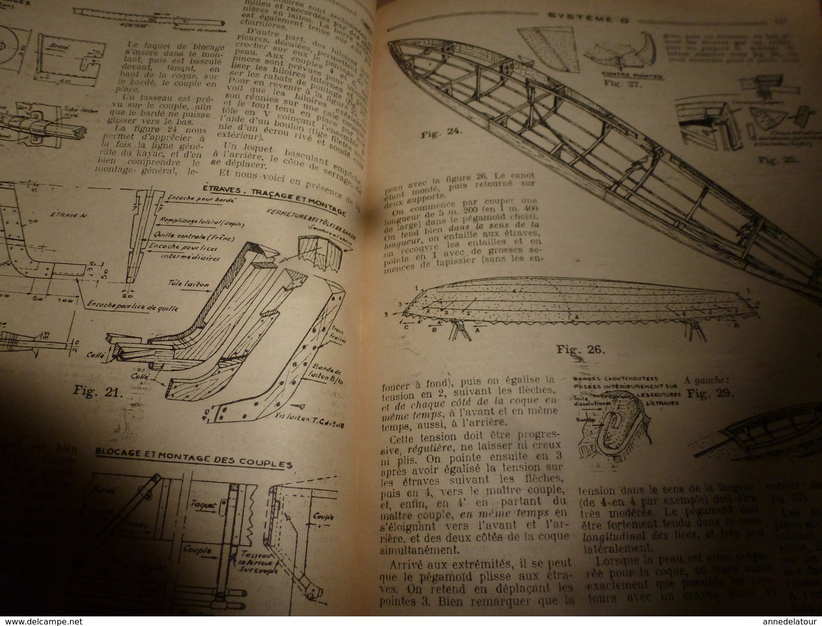 1949 TLSD :Faire ->Kayac démontable;bicyclette-moteur;Piège a rat élec;Multi-Transfo;Lunette astronomique;Radiateur,etc