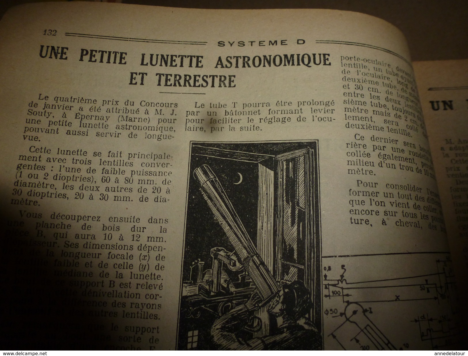 1949 TLSD :Faire ->Kayac démontable;bicyclette-moteur;Piège a rat élec;Multi-Transfo;Lunette astronomique;Radiateur,etc