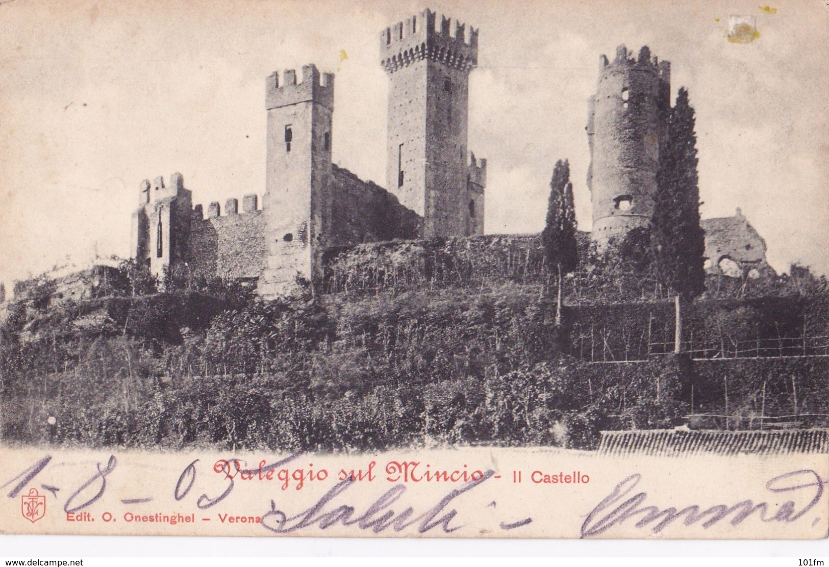 ITALIA - VALEGGIO SUL MINICIO, IL CASTELLO 1905 - Castellammare Di Stabia