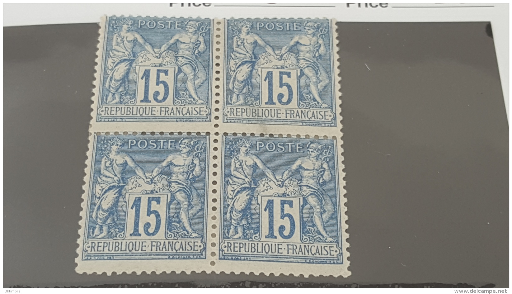 LOT 360444 TIMBRE DE FRANCE NEUF* N°90 VALEUR 240 EUROS - 1876-1898 Sage (Type II)