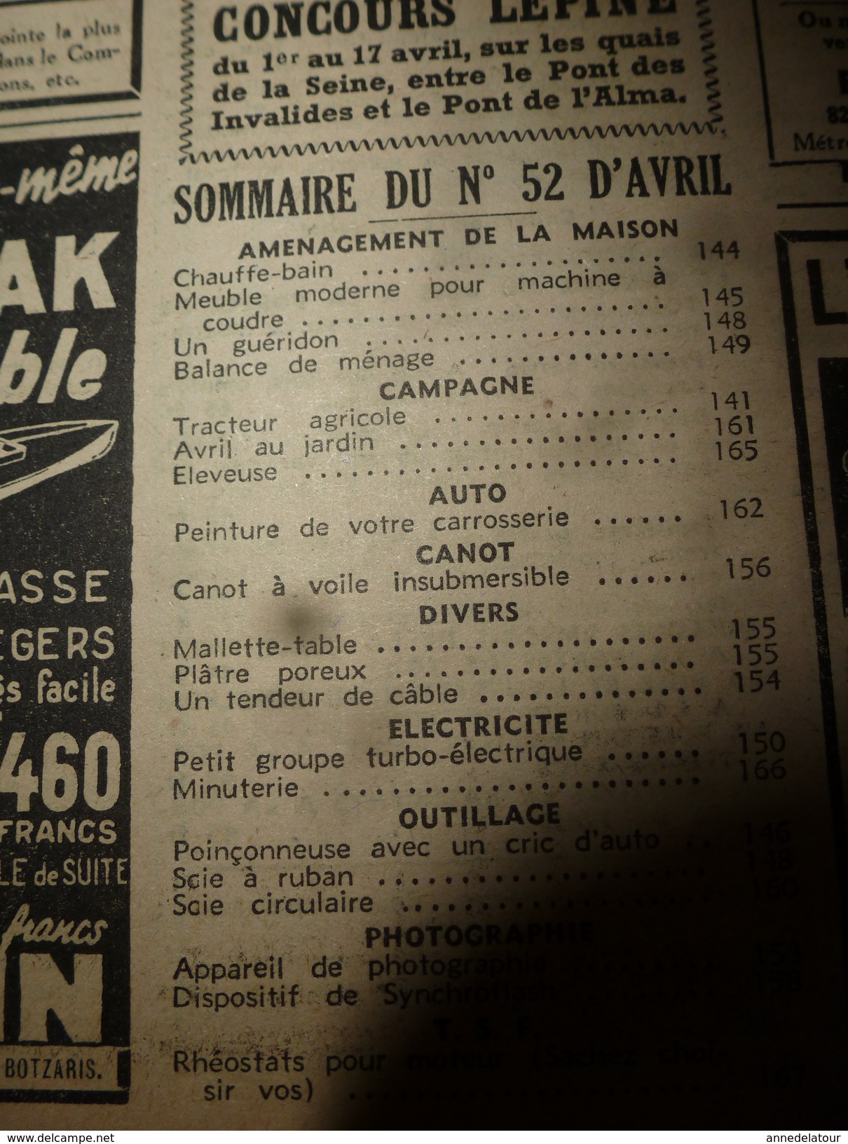 1950 TLSD :Faire ->Canot A Voile Insubmersible;Tracteur Agri;Peinture Carrosserie;Plâtre Poreux Léger;Groupe Turbo; Etc - Bricolage / Technique