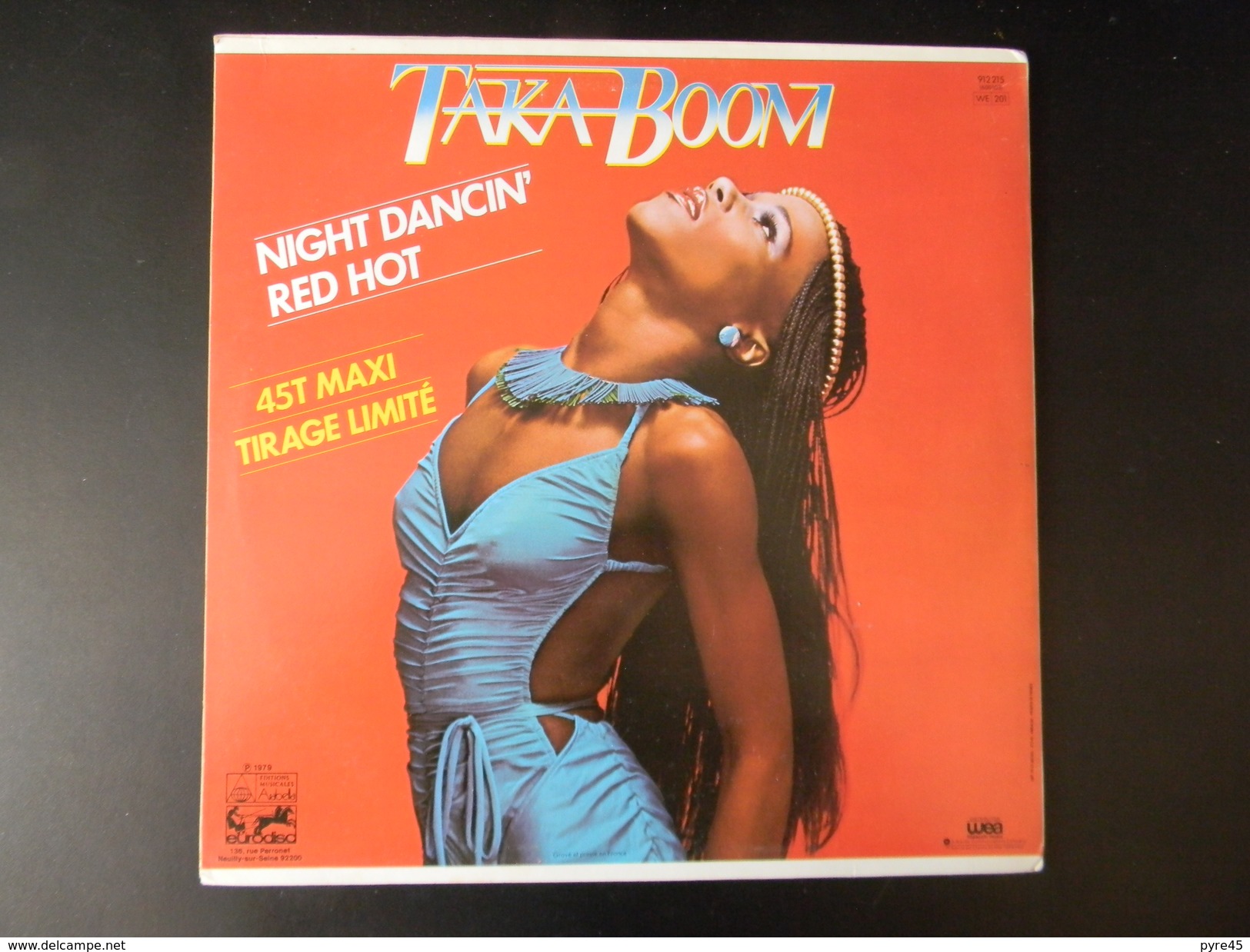 MAXI 45 TOURS TAKA BOOM WEA 912215 NIGHT DANCIN / RED HOT - 45 T - Maxi-Single