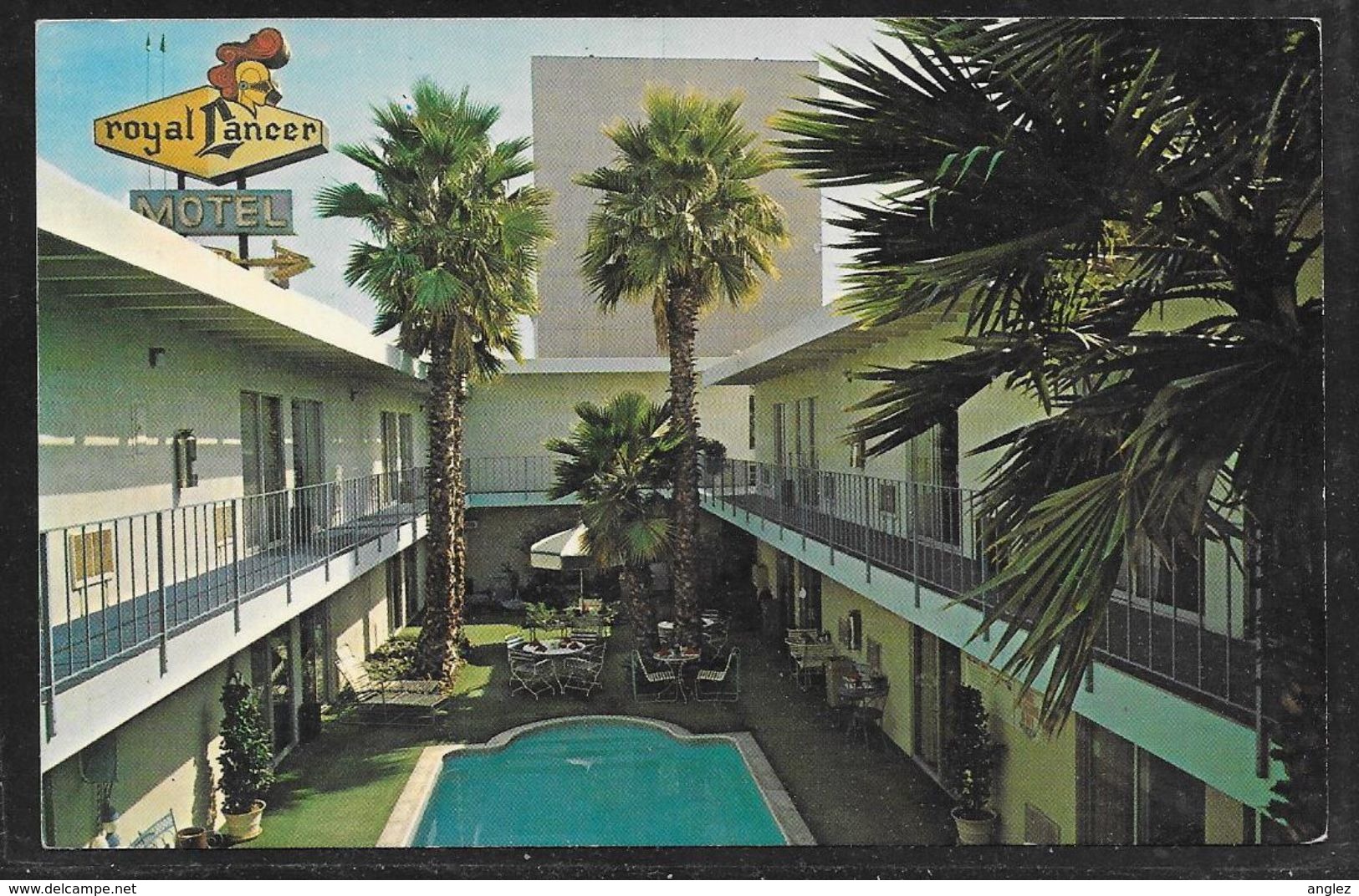 USA - California - Royal Lancer Motel, Long Beach. Unposted - Long Beach