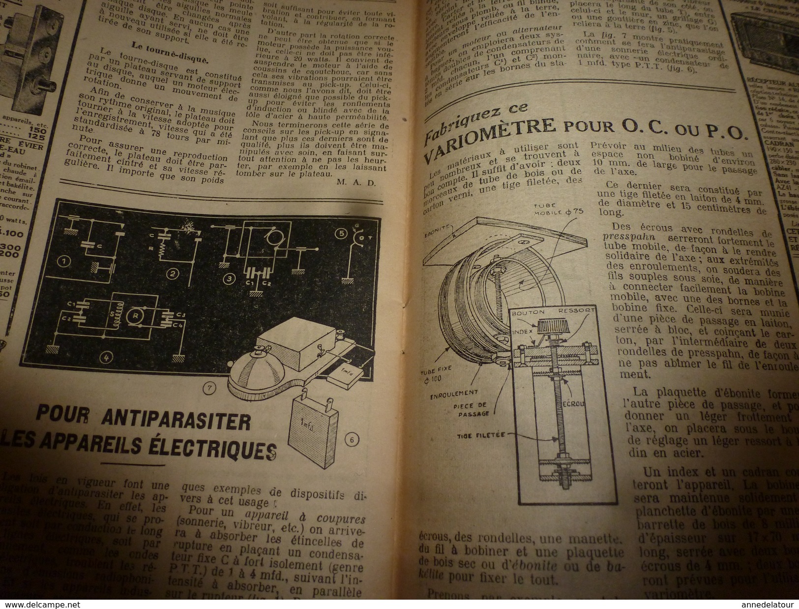 1949 TLSD :Construire ->Voiture-camping;Canot pneumatique;Cadran solaire;Ajouter 1 terrasse-balcon;Scooter avec vélo;etc