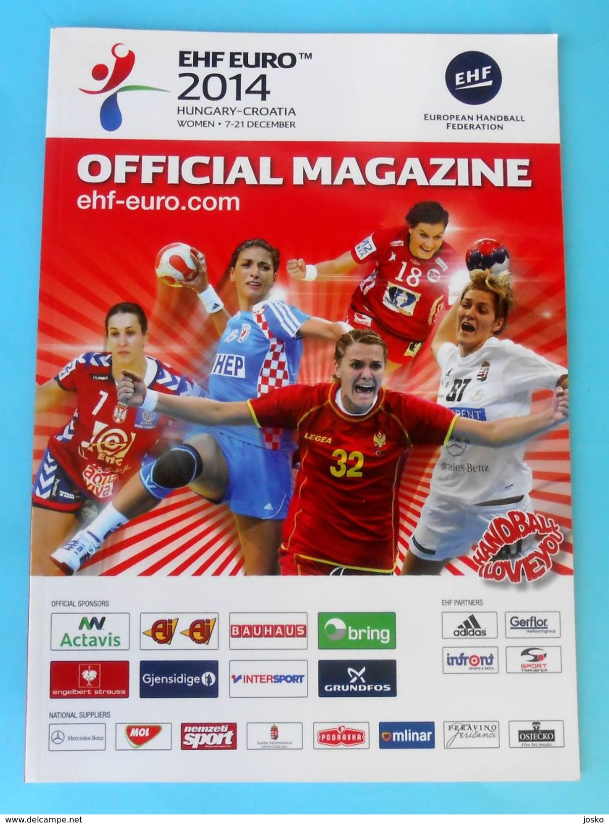 WOMEN'S EHF EURO 2014. - Official Handball Programme * LARGE - LUXURY BOOK * Programm Programma Programa Hand-ball - Handball