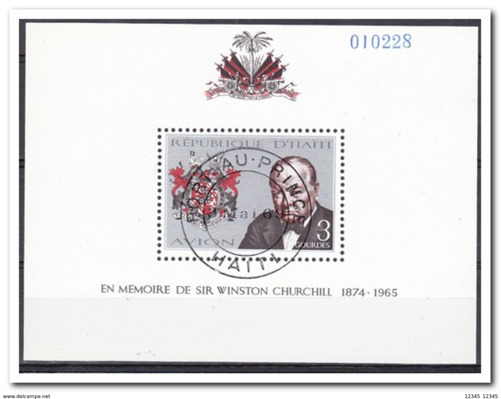 D'Haiti 1969, Gebruikt USED, Winston Churchill - Haïti