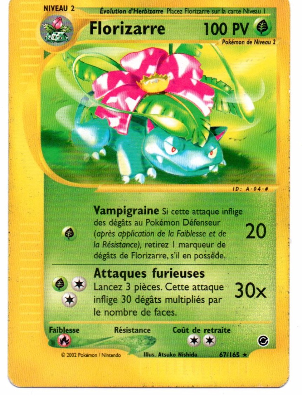 FLORIZARRE - 100 PV - Pokemon 2002 - 67/165 - Other & Unclassified