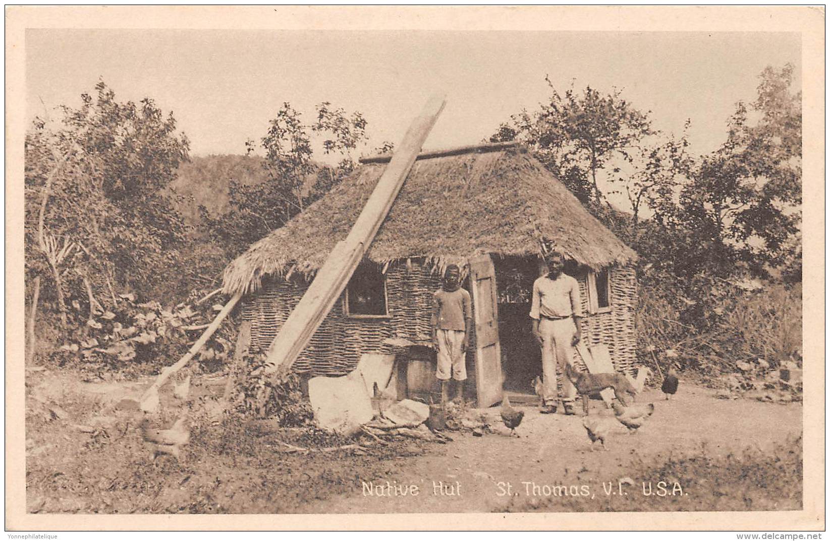 VIRGIN ISLANDS / Native Hut - St Thomas - Vierges (Iles), Amér.