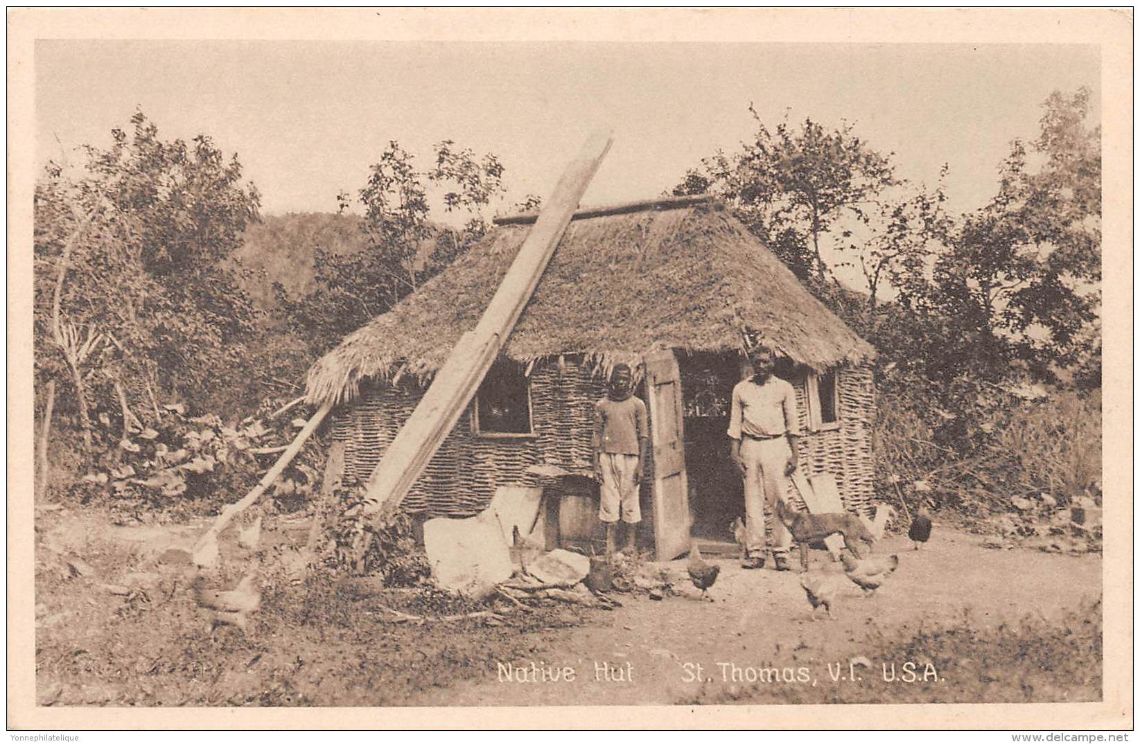 VIRGIN ISLANDS / Native Hut - St Thomas - Isole Vergini Americane