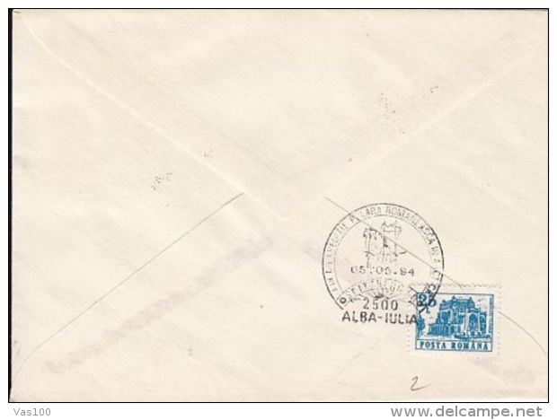 ARCTIC EXPEDITION, ROMANIAN EXPEDITION IN SPITZBERGEN, SPECIAL POSTMARK, BALD EAGLE STAMP ON COVER, 1994, ROMANIA - Expediciones árticas