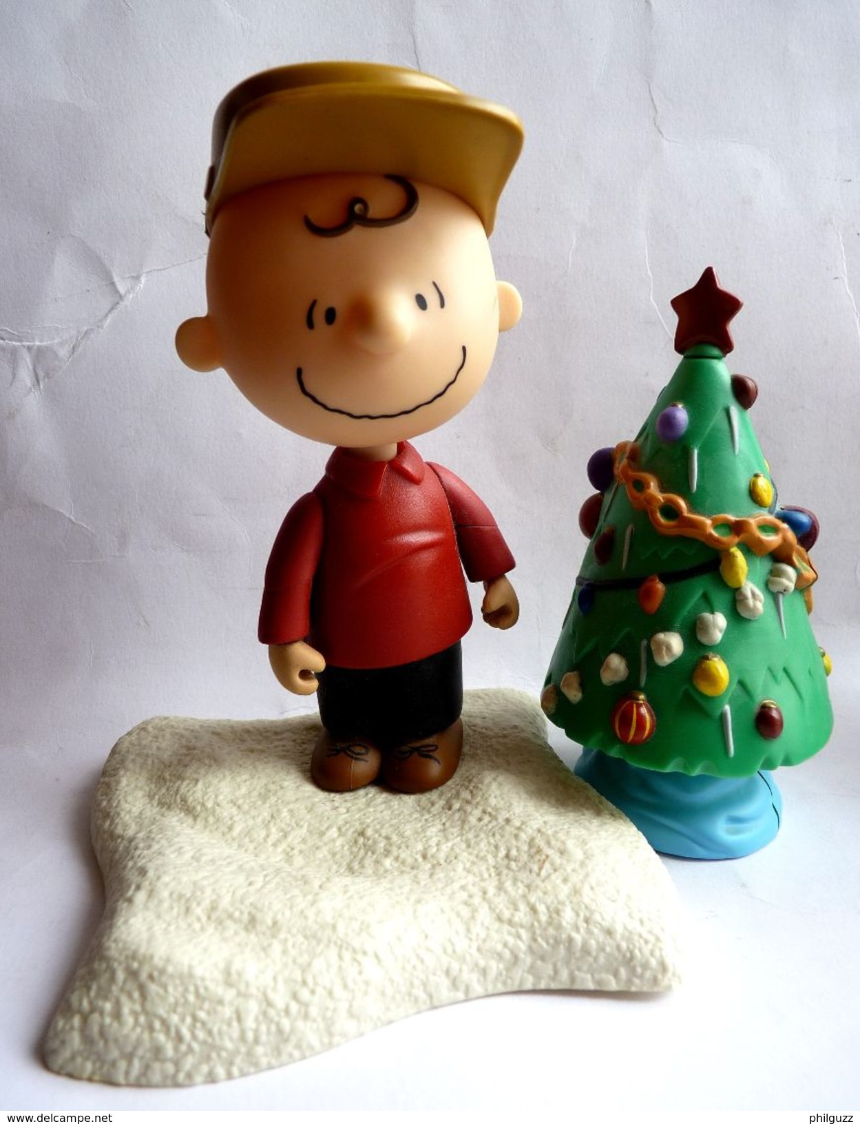 FIGURINE PMI CHARLIE BROWN NOEL PEANUTS - Snoopy