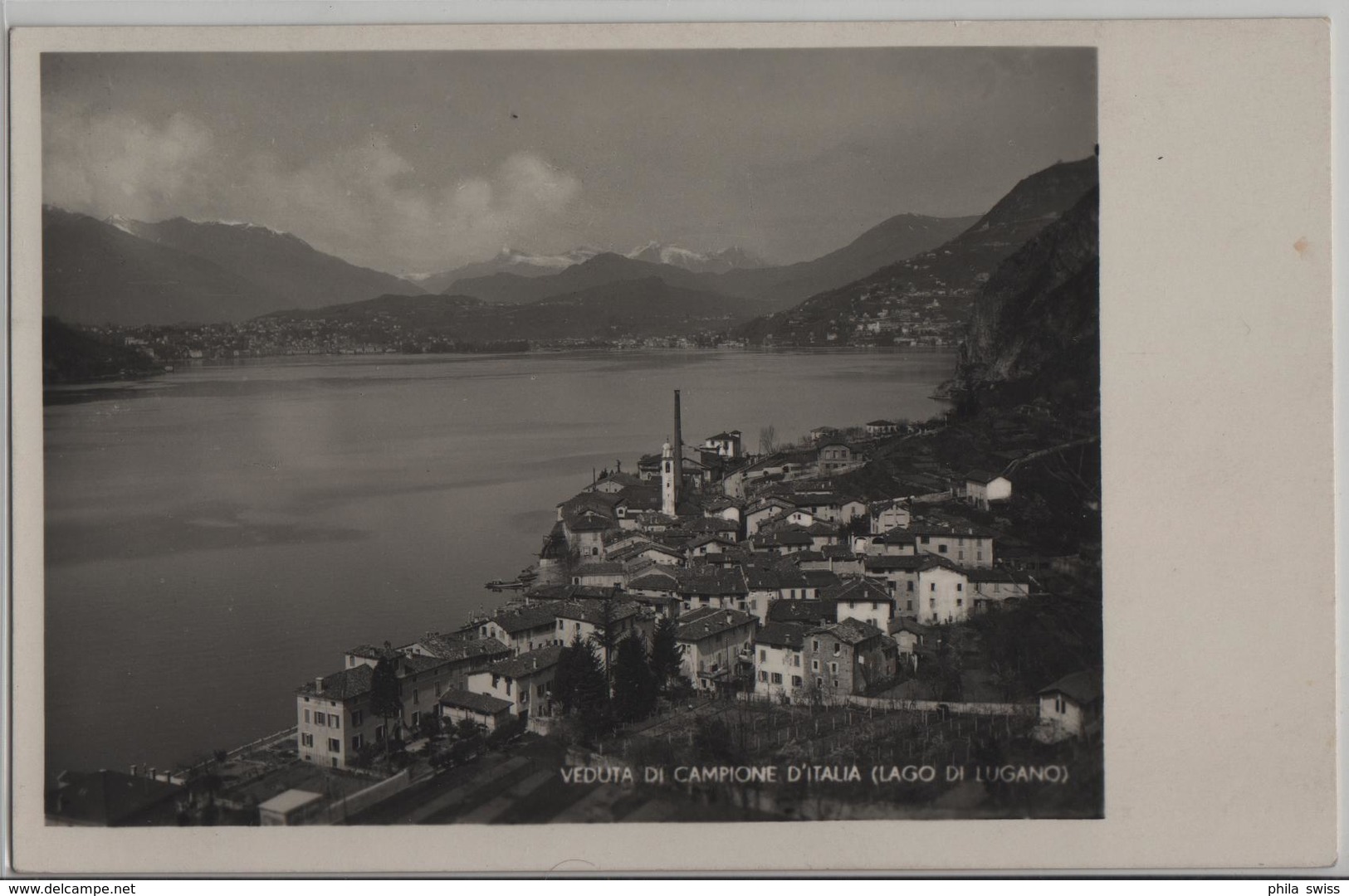 Veduta Di Campione D'Italia (Lago Di Lugano) - Photo: Lario - Lugano