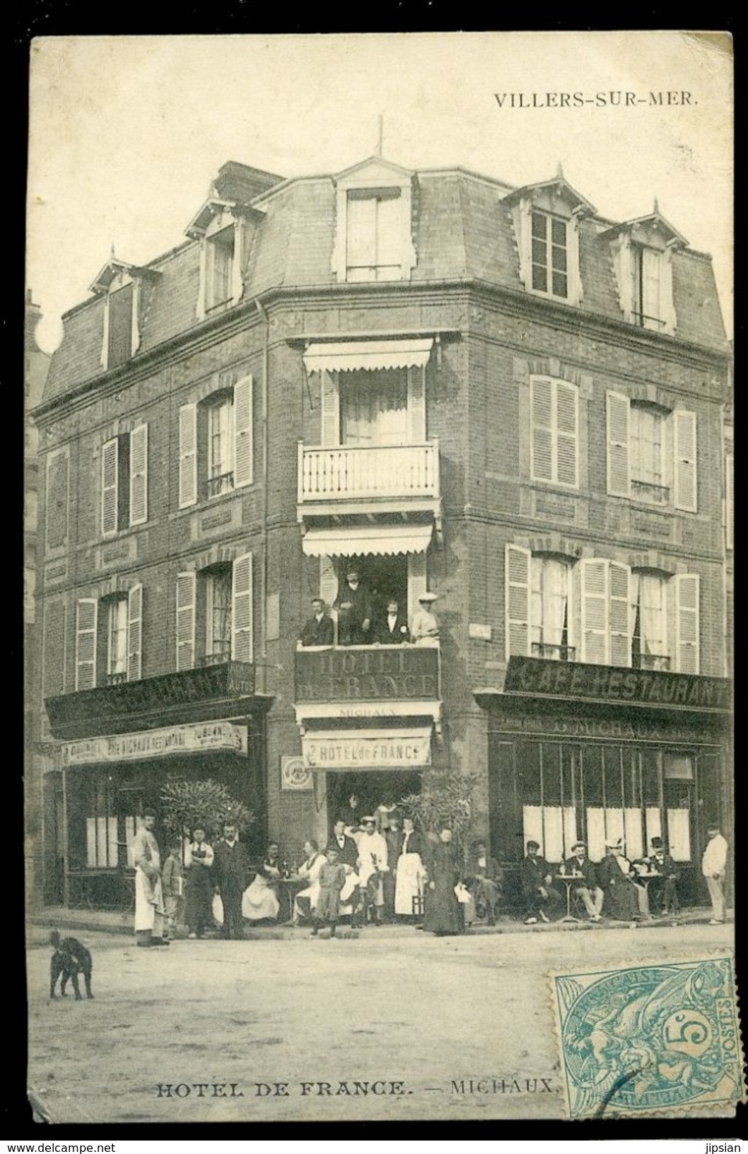 Cpa  Du 14  Villers Sur Mer  Hôtel De France --  Michaux   NCL94 - Villers Sur Mer