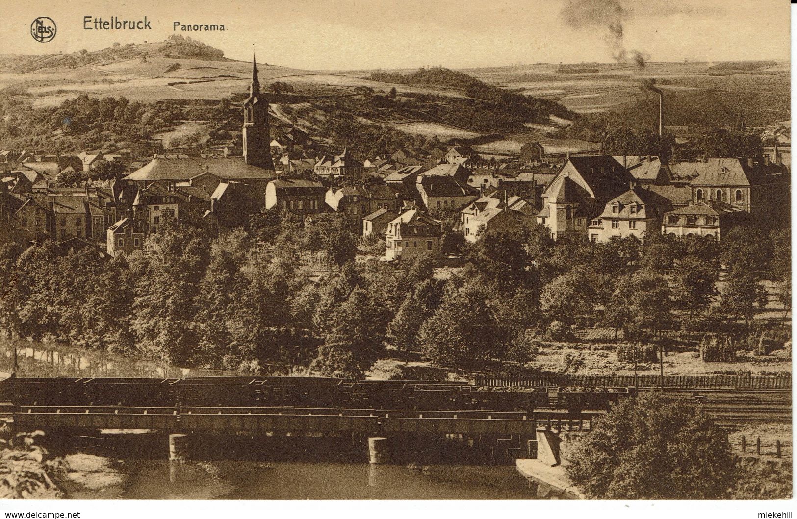 ETTELBRUCK-PANORAMA-LIGNE DE CHEMIN DE FER-TRAIN - Ettelbruck