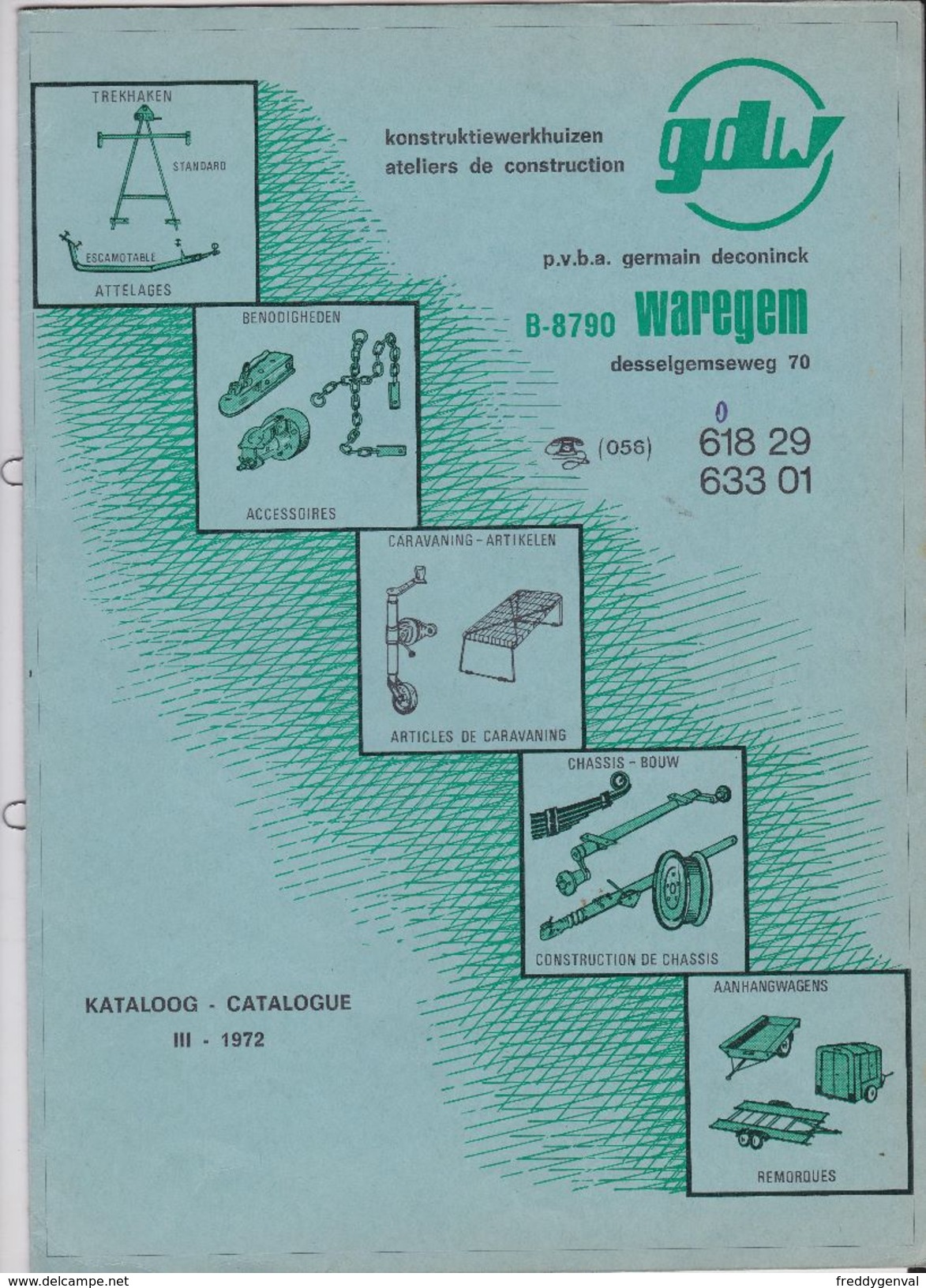 WAREGEM  GDW CATALOGUE - Verkehr & Transport