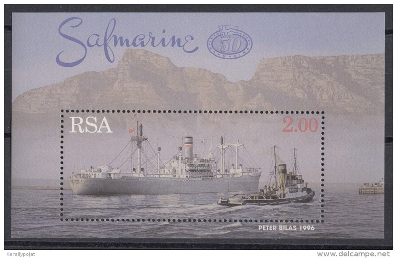 South Africa - 1996 Safmarine Block (2) MNH__(TH-14410) - Blokken & Velletjes