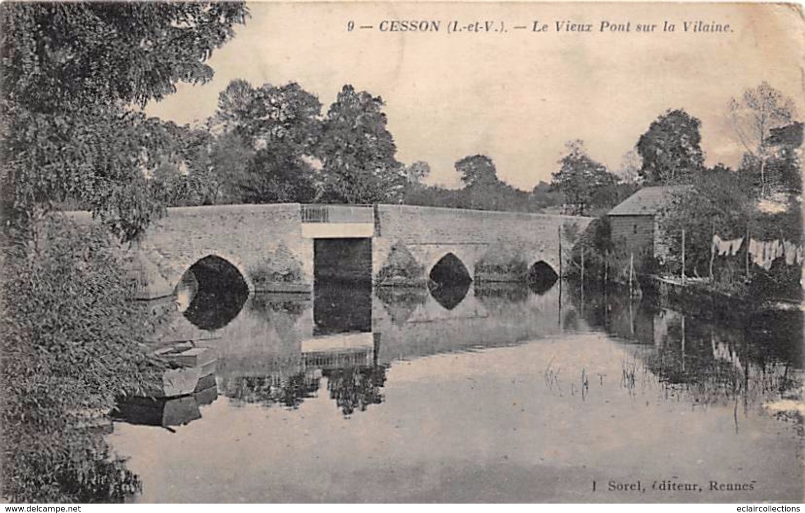 Cesson-Sévigné      35       Le Vieux Pont Sur  La Vilaine            (voir Scan) - Autres & Non Classés