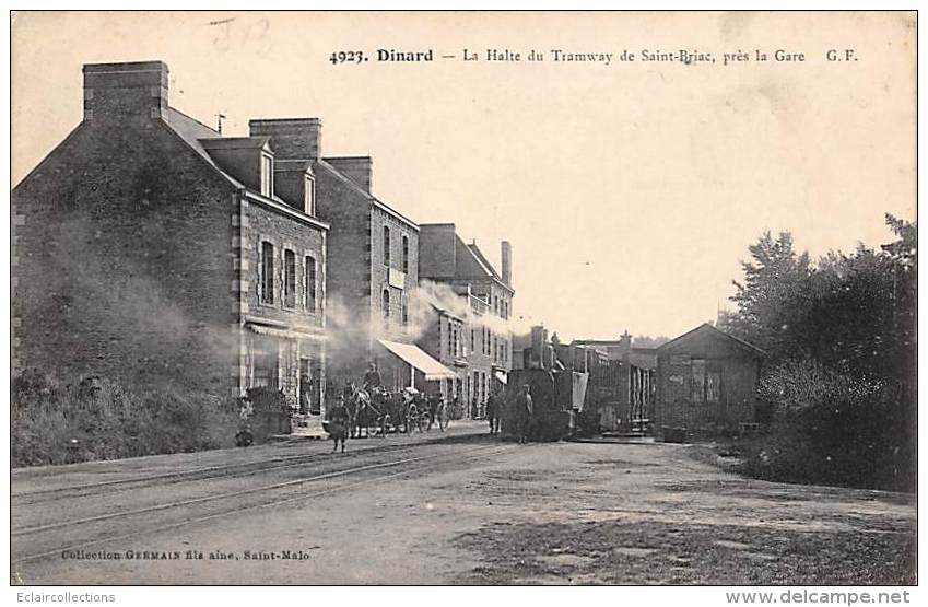 Dinard       35      La Halte Du Tramway De St Briac        (voir Scan) - Dinard