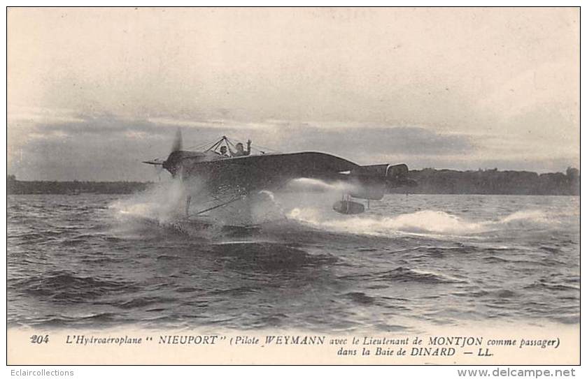 Dinard       35        Hydroplane Nieuport . Weyman Et Montjon      (voir Scan) - Dinard