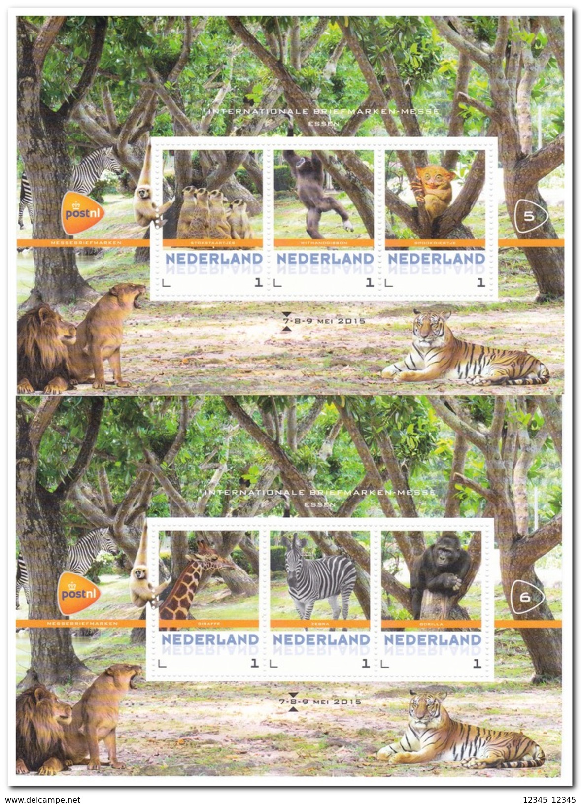 Briefmarkenmesse Essen 2015, Postfris MNH, Animals - Timbres Personnalisés