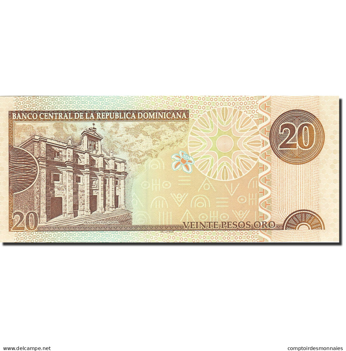 Billet, Dominican Republic, 20 Pesos Oro, 2001-2002, 2002, KM:169b, SPL - Dominicaine