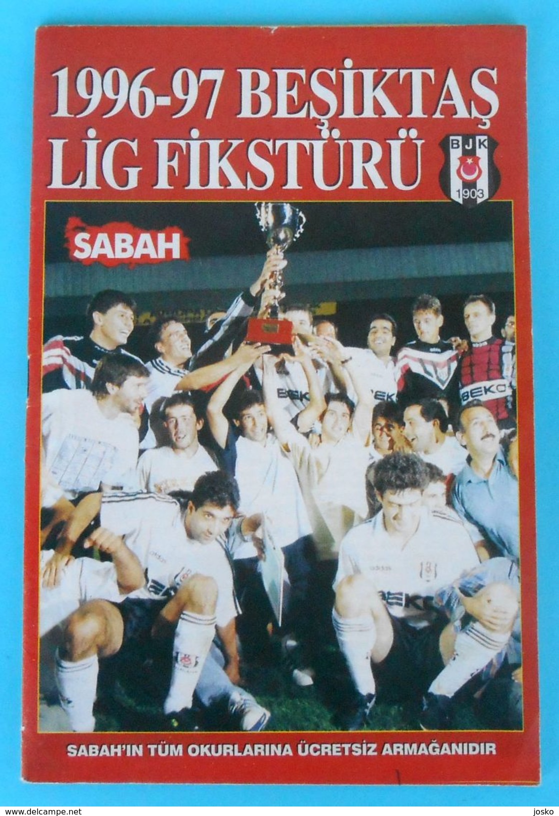 BESIKTAS JK - 1996/97. Lig Fiksturu Football Programme & Guide * Soccer Fussball Programm Turkey Turquie Türkei Turquia - Books