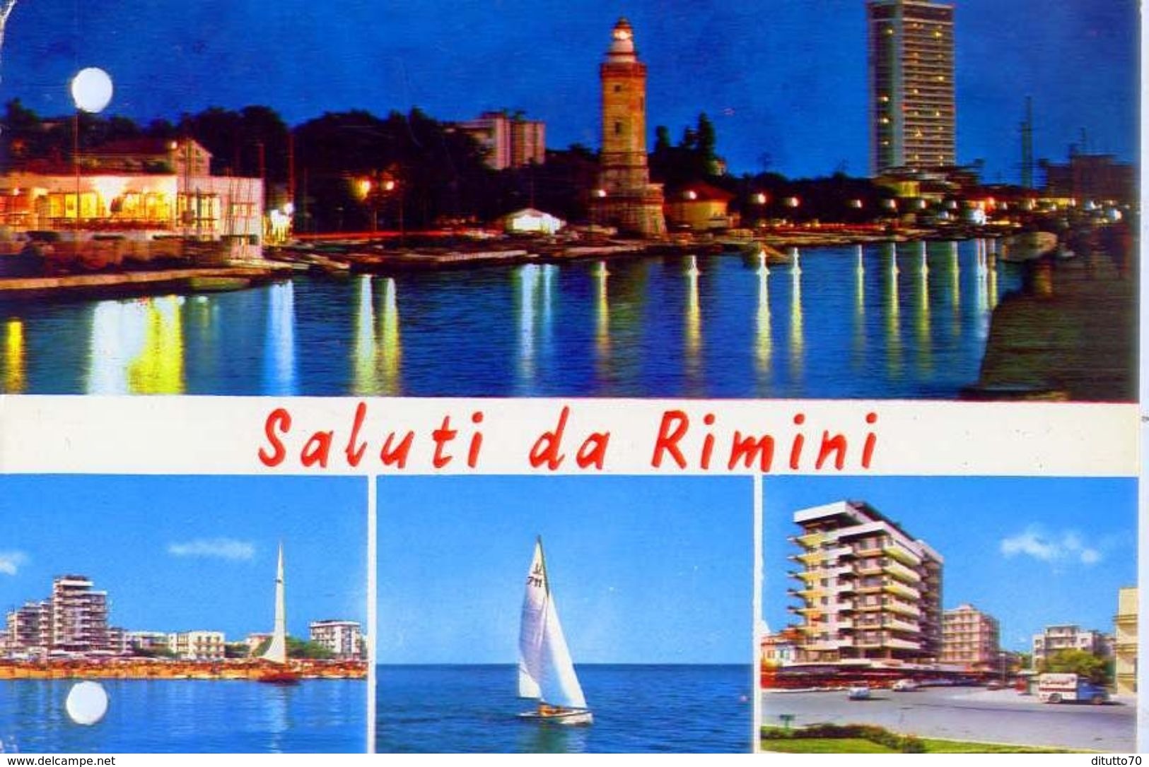 Saluti Da Rimini - 5526 - Formato Grande Viaggiata &ndash; E 2 - Rimini