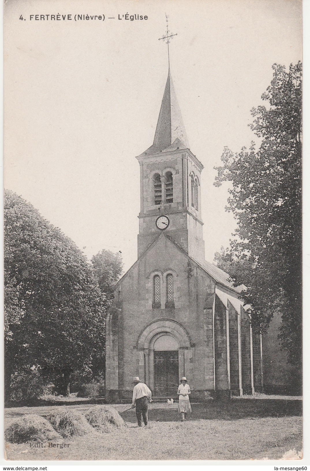 CPA....58..........NIEVRE..........FERTREVE.........L EGLISE - Andere & Zonder Classificatie