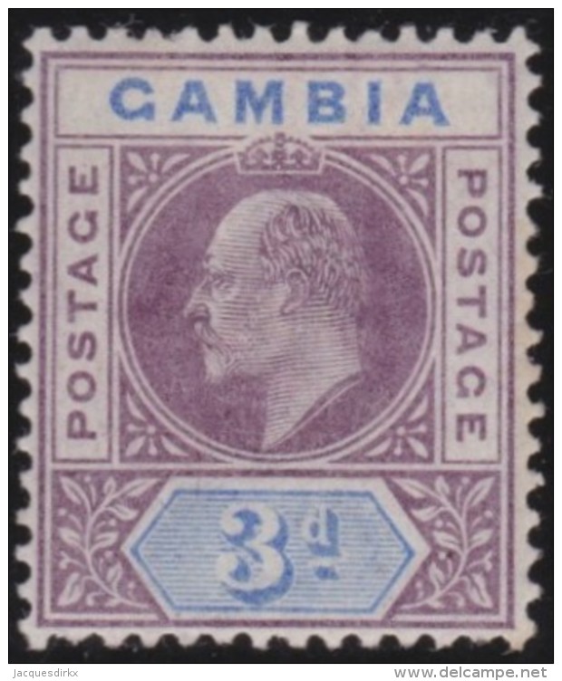 Gambia       .    SG     .     49      .      *    .     Ongebruikt   .    /  .      Mint-hinged - Gambia (...-1964)