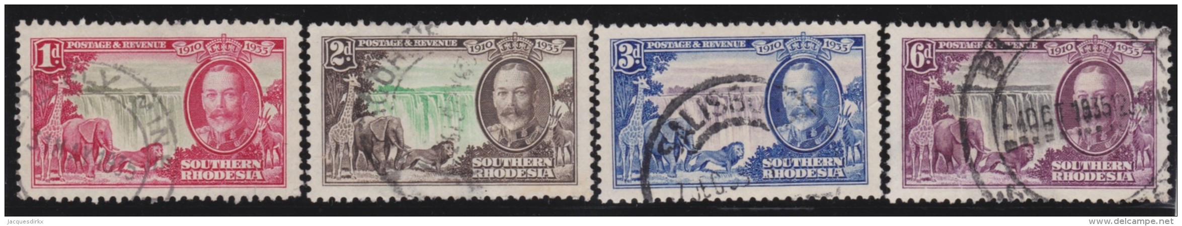 Southern Rhodesia      .    SG     .     31/34       .       O      .   Gebruikt    .    /  .   Cancelled - Zuid-Rhodesië (...-1964)