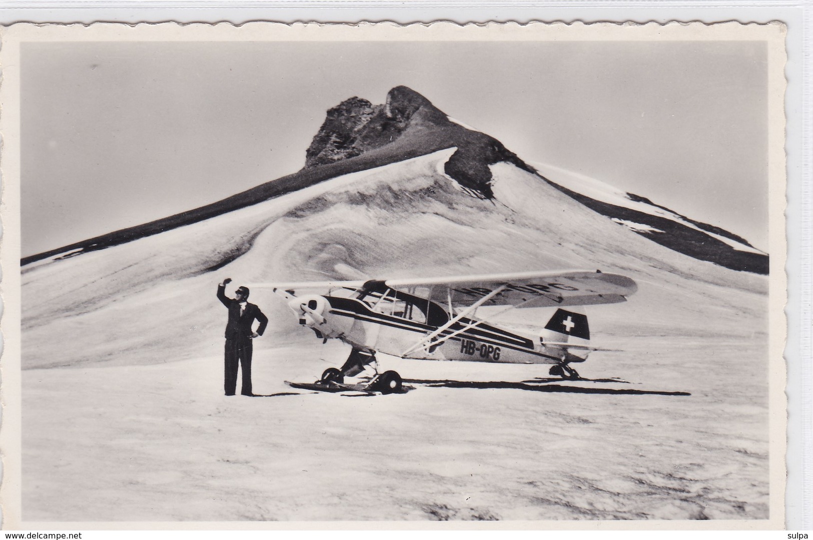 Aterrisage Sur Le Glacier Des Diablerets - Sonstige & Ohne Zuordnung