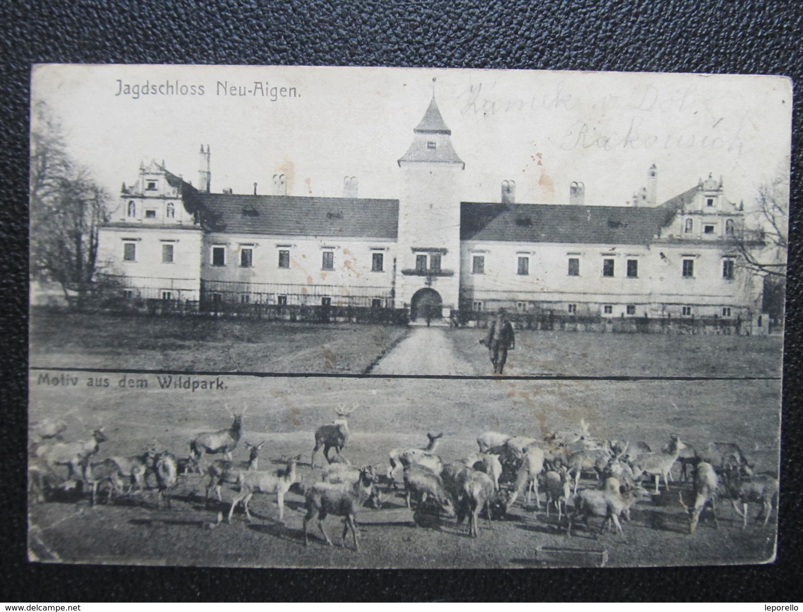 AK NEU AIGEN Neuaigen Jagdschloss B. Tulln 1910 // D*26030 - Tulln