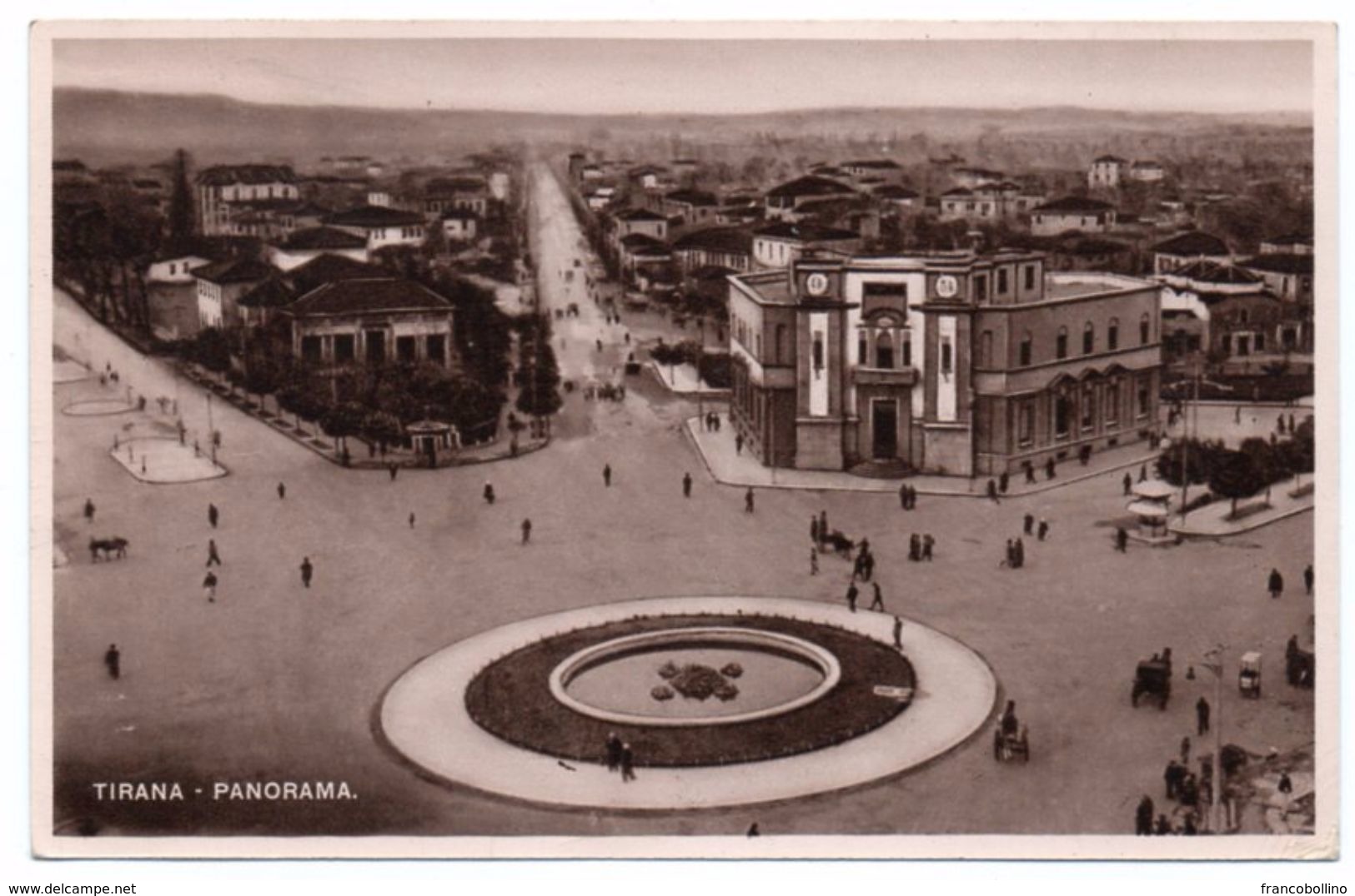 ALBANIE/ALBANIA - TIRANA-PANORAMA - 1941 - Albania