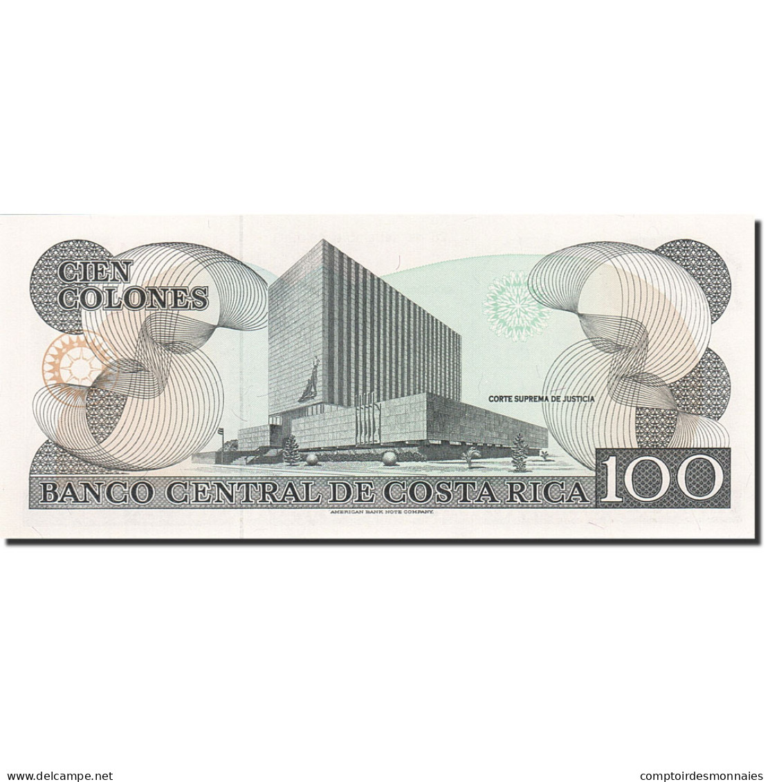 Billet, Costa Rica, 100 Colones, 1993-1997, 1993-09-28, KM:261a, NEUF - Costa Rica