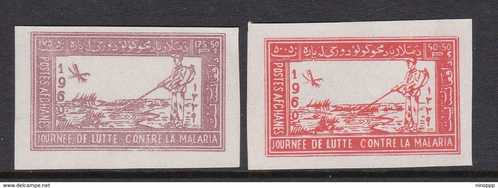 Afghanistan SG 474-475 1960 Anti Malaria Campaign Day Imperforated Set MNH - Afghanistan