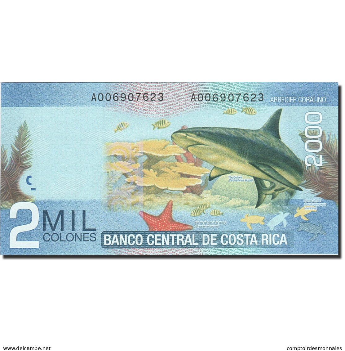 Billet, Costa Rica, 2000 Colones, 2010, 2009-09-02, KM:275, NEUF - Costa Rica
