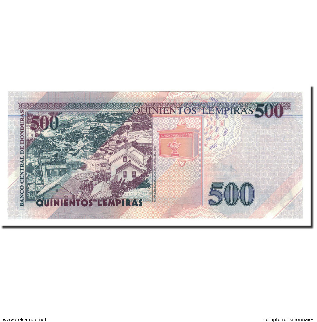 Billet, Honduras, 500 Lempiras, 1995-2010, 2010-05-06, KM:78g, NEUF - Honduras