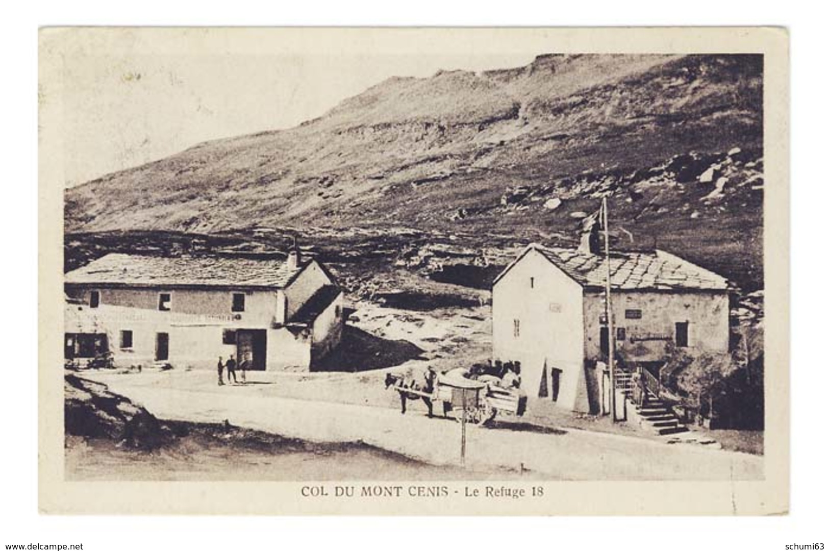 D  73 -  Cpa -  COL DU MONT CENIS  - LE REFUGE  18  ( Italie)  -  MA 4397 - Other & Unclassified