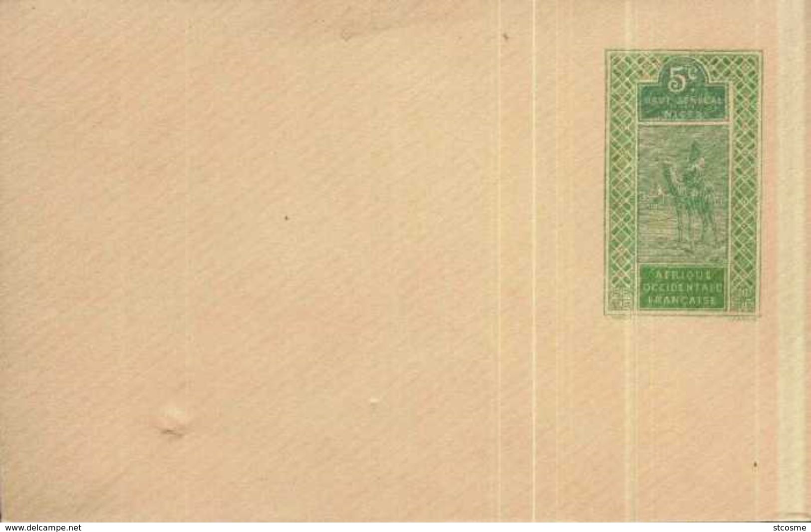 Entier / Stationery / PSE - PAP  Haut Senegal & Niger : Enveloppe 4 - Storia Postale