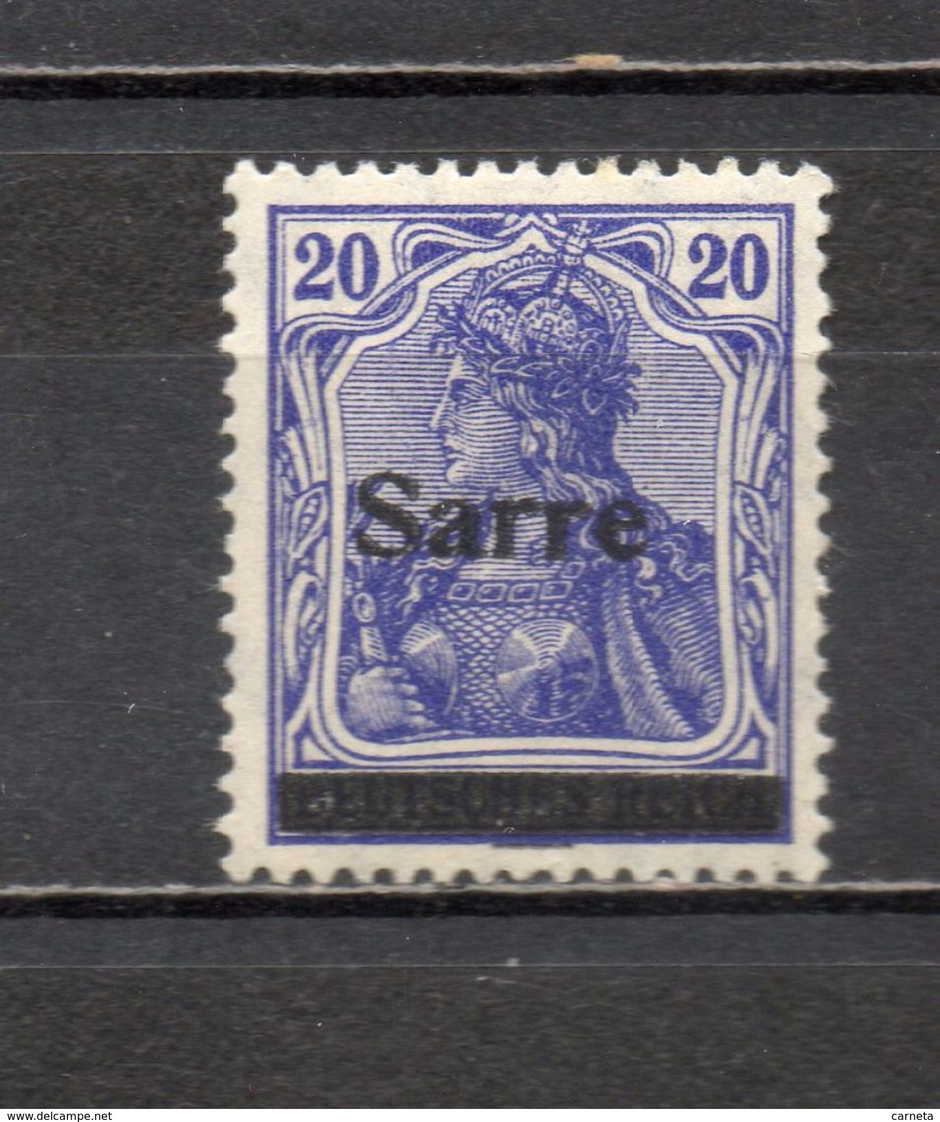 SARRE N° 8  NEUF AVEC CHARNIERE COTE 0.60&euro;  GERMANIA - Neufs