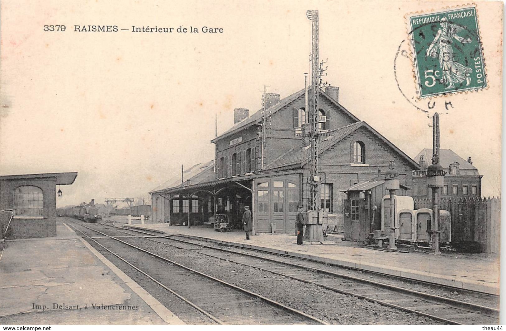 ¤¤  -  3379  -  RAISMES   -  Intérieur De La Gare  -  Train , Chemin De Fer  -  ¤¤ - Raismes