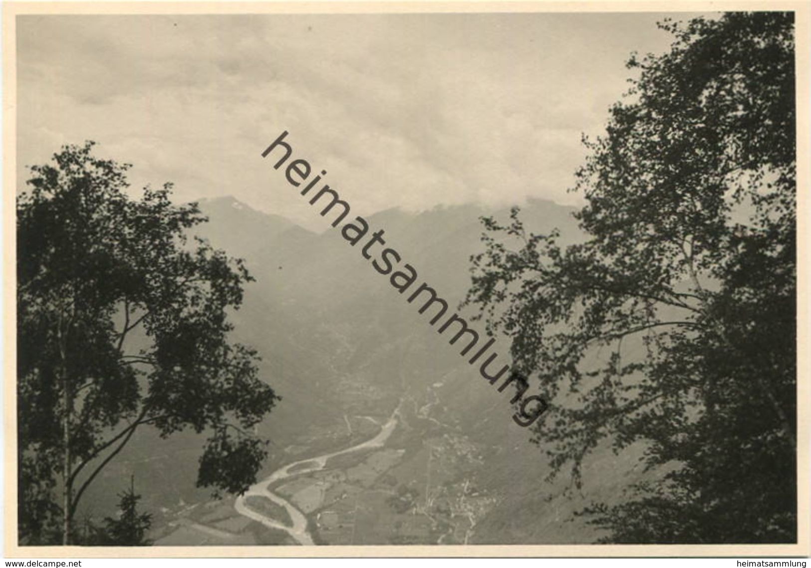 Blick Ins Centovalli 1955 - Foto-Postkarte Grossformat - Centovalli