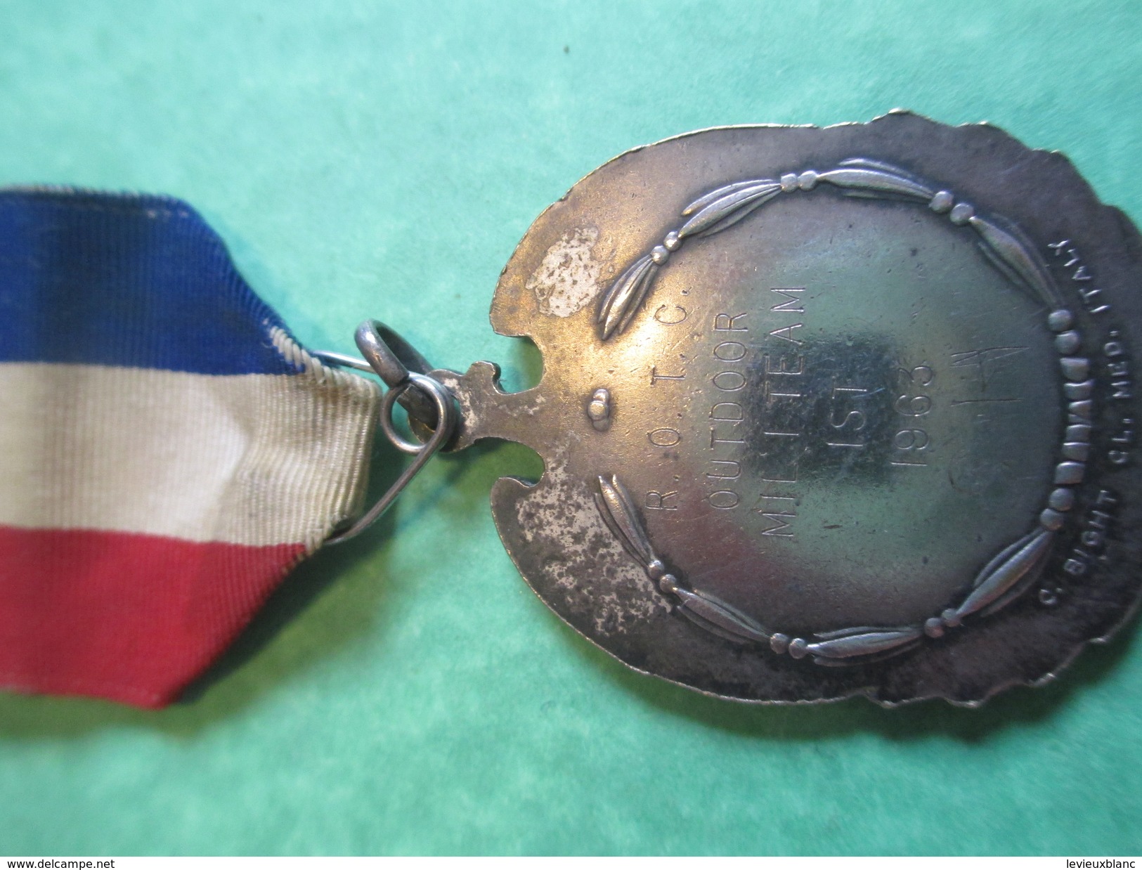 Médaille Pendante/Sports/Tir à La Carabine/ROTC Outdoor Mili Team ISF/Italy/1963   SPO145 - Sonstige & Ohne Zuordnung